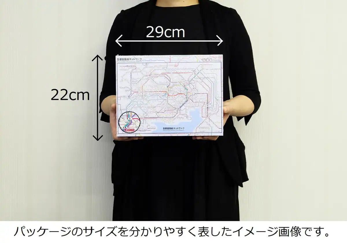 BEVERLY Jigsaw Puzzle 61-421 Metropolitan Railway Line Network Japan 1000 Pieces- Japan Figure Store - #1 Bring To You The Best Japanese Goods