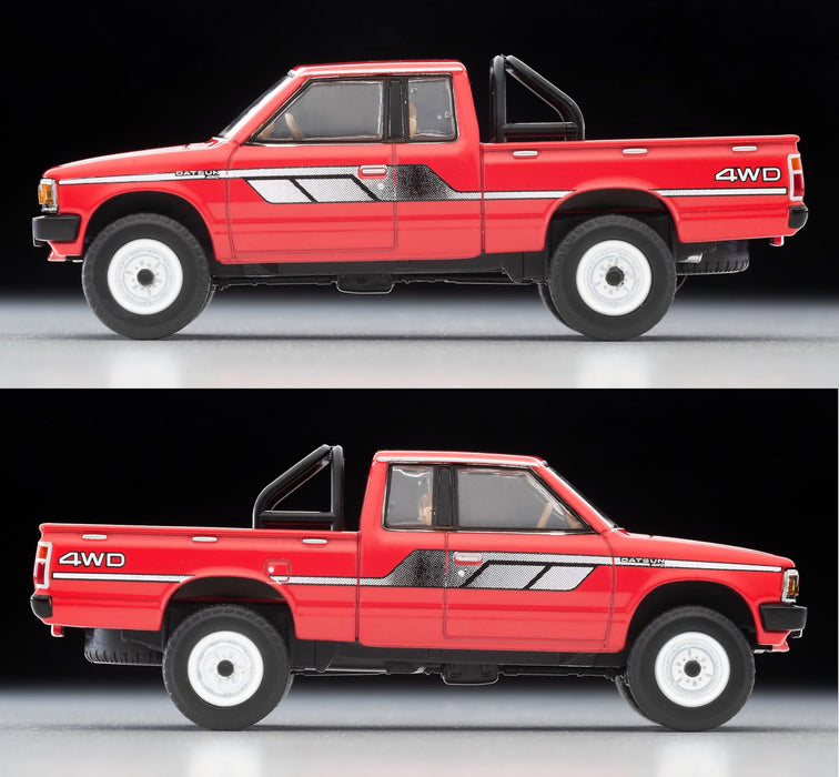 Tomytec 1/64 Scale Tomica Vintage Neo Datsun Truck 4WD King Cab Red- Japan Figure Store - #1 Bring To You The Best Japanese Goods