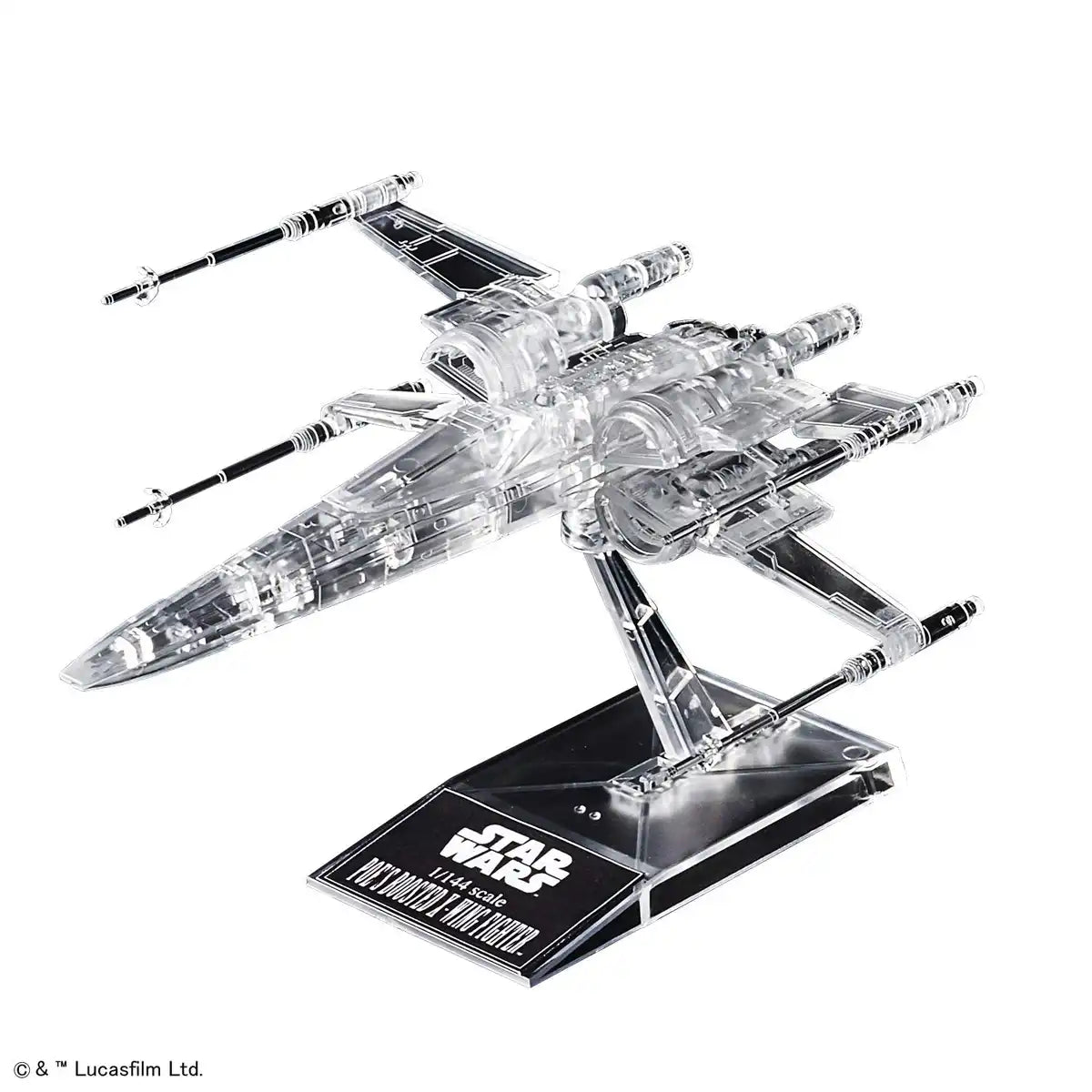 Bandai Spirits Star Wars Clear Vehicle Plastic Model Set - 1/144 1/350 1/540 - The Last Jedi - Japan- Japan Figure Store - #1 Bring To You The Best Japanese Goods