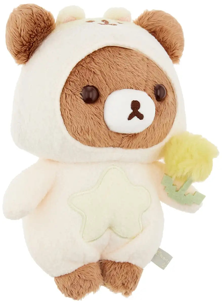 San-X Rilakkuma Chairoikoguma Plush Toy Mf45901 Soft and Cuddly- Japan Figure Store - #1 Bring To You The Best Japanese Goods