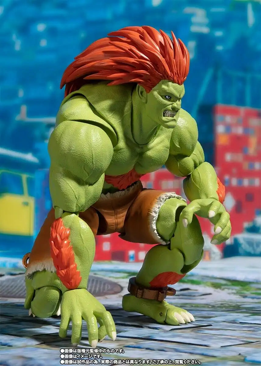 S.h.figuarts Street Fighter V Blanka Action Figure Premium Bandai- Japan Figure Store - #1 Bring To You The Best Japanese Goods