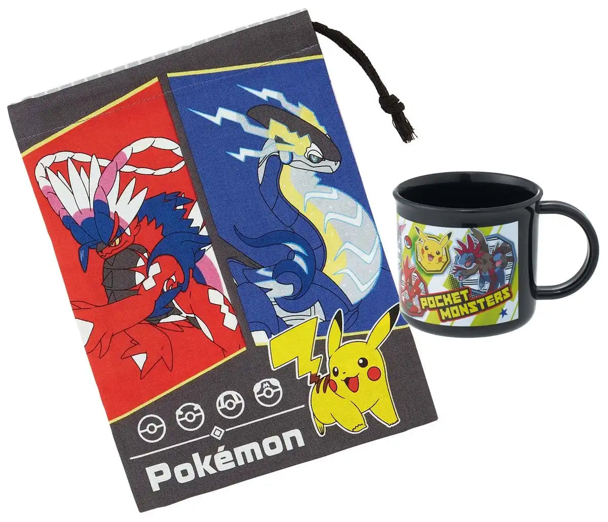 Skater Pokemon Kids Cup Bag 21x15 cm Made in Japan Model 23N Kb62-A- Japan Figure Store - #1 Bring To You The Best Japanese Goods