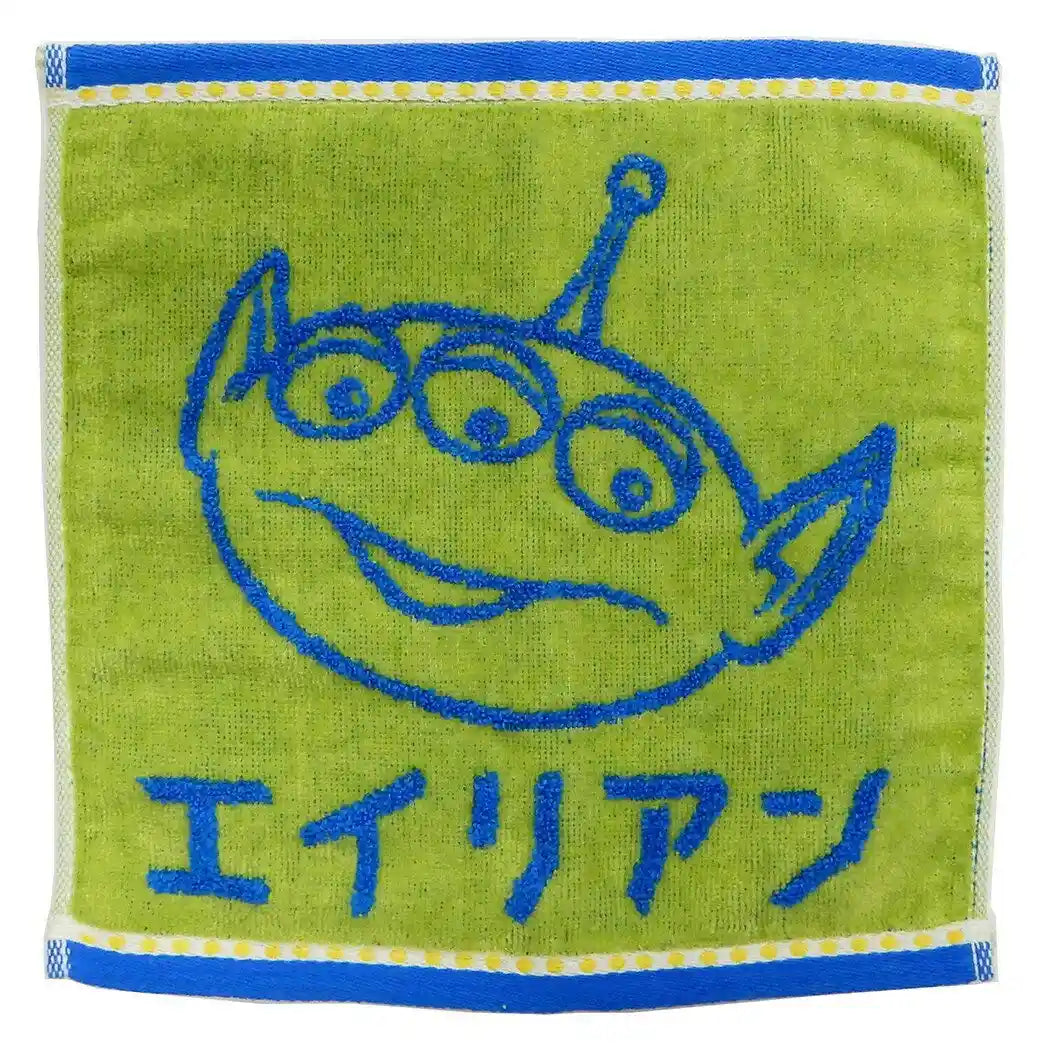 MARUSHIN - Disney Toy Story 'Katakana Alien' Mini Towel- Japan Figure Store - #1 Bring To You The Best Japanese Goods