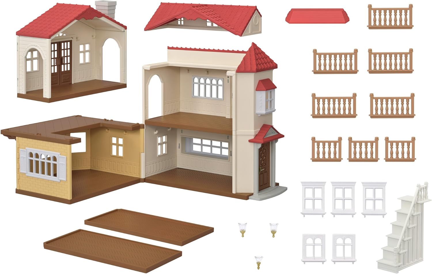 Epoch House With The Red Roof Sylvanian Families