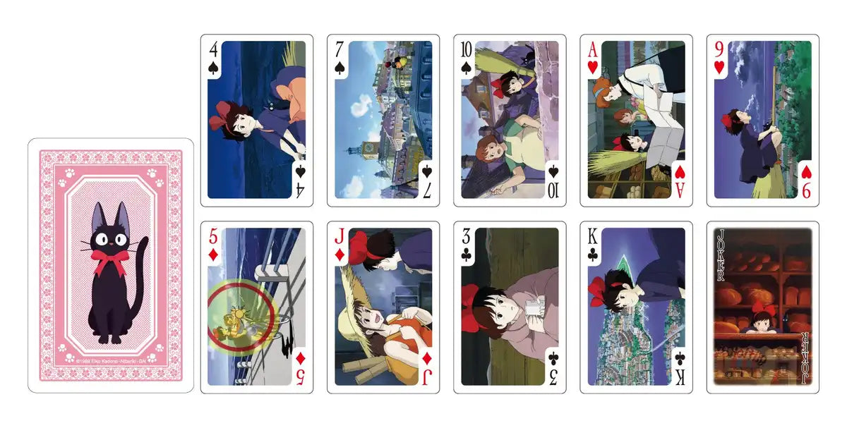 ENSKY 181963 Many Scenes Playing Cards Studio Ghibli: Kiki'S Delivery Service- Japan Figure Store - #1 Bring To You The Best Japanese Goods