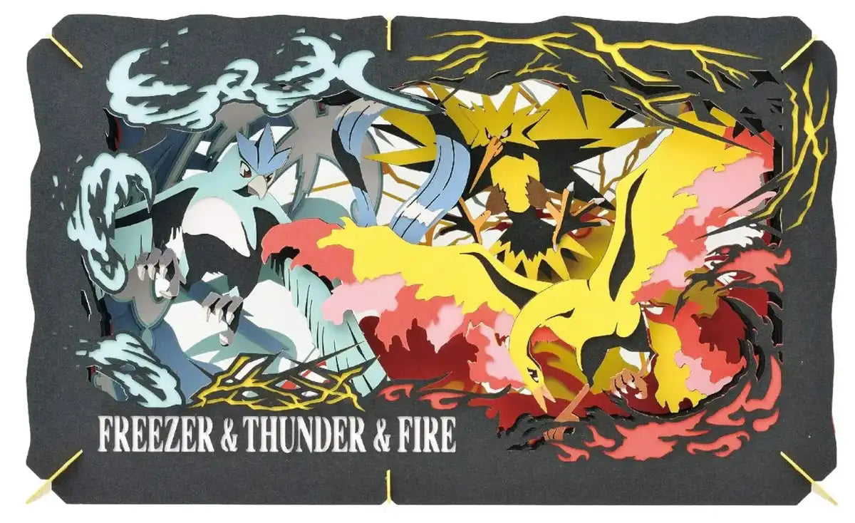 ENSKY Paper Theater Pt-L02 Pokemon Articuno, Zapdos, And Moltres- Japan Figure Store - #1 Bring To You The Best Japanese Goods