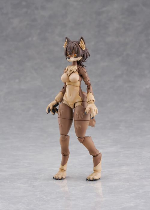 Modèle de loup japonais Qingdao Aoshima KP-02R, 155 mm, ABS, PVC, pré-peint, non à l'échelle.