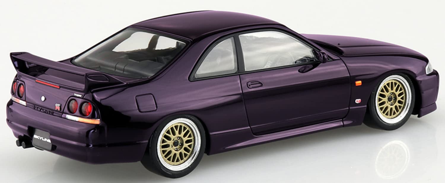 Qingdao Aoshima 1/32 Snap Kit Nissan R33 Skyline GT-R Midnight Purple Model- Japan Figure Store - #1 Bring To You The Best Japanese Goods