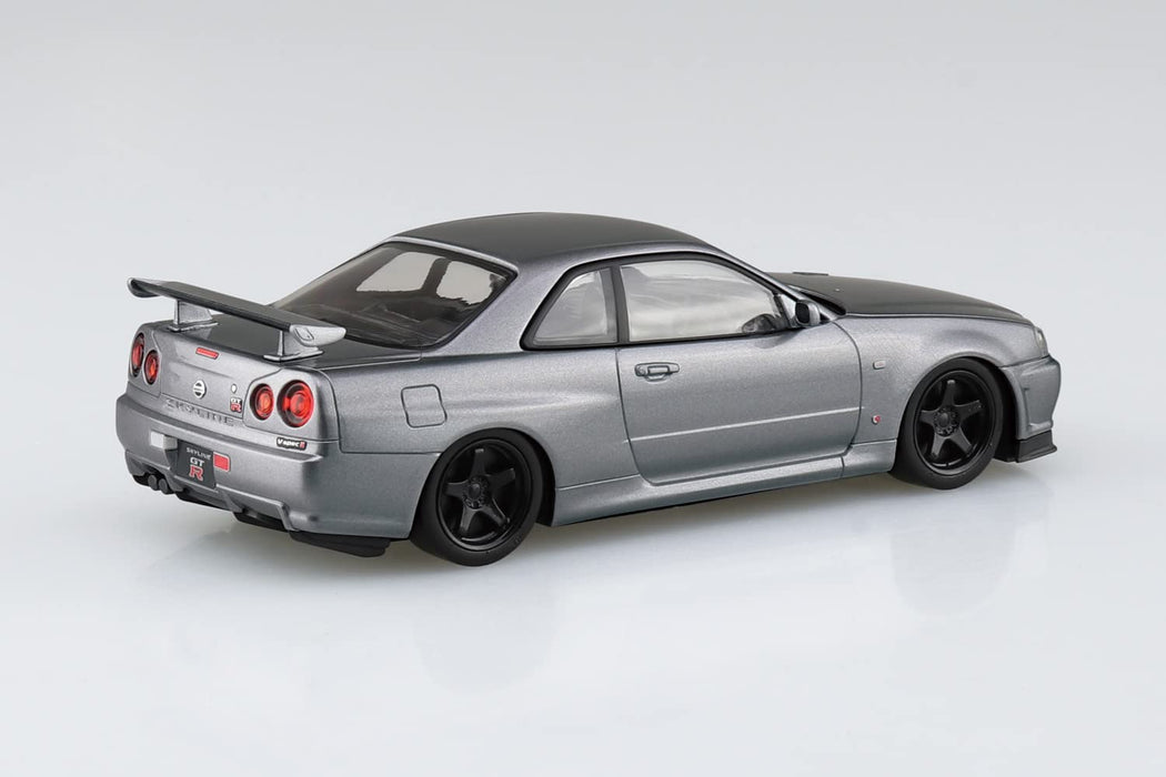 Aoshima Pre-Colored Nissan R34 Skyline Plastic Model- Japan Figure Store - #1 Bring To You The Best Japanese Goods