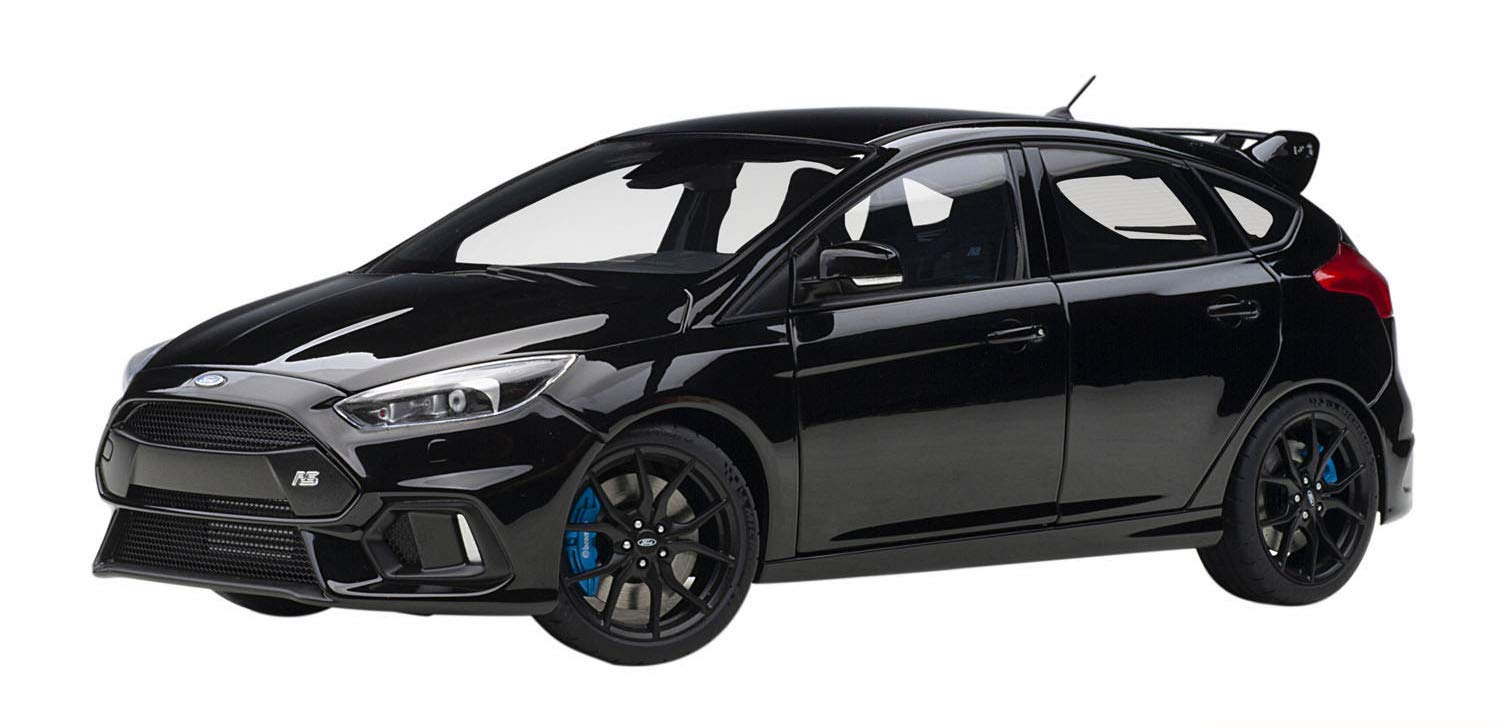 Autoart 1/18 Scale Ford Focus RS Model Car Black Finish- Japan Figure Store - #1 Bring To You The Best Japanese Goods