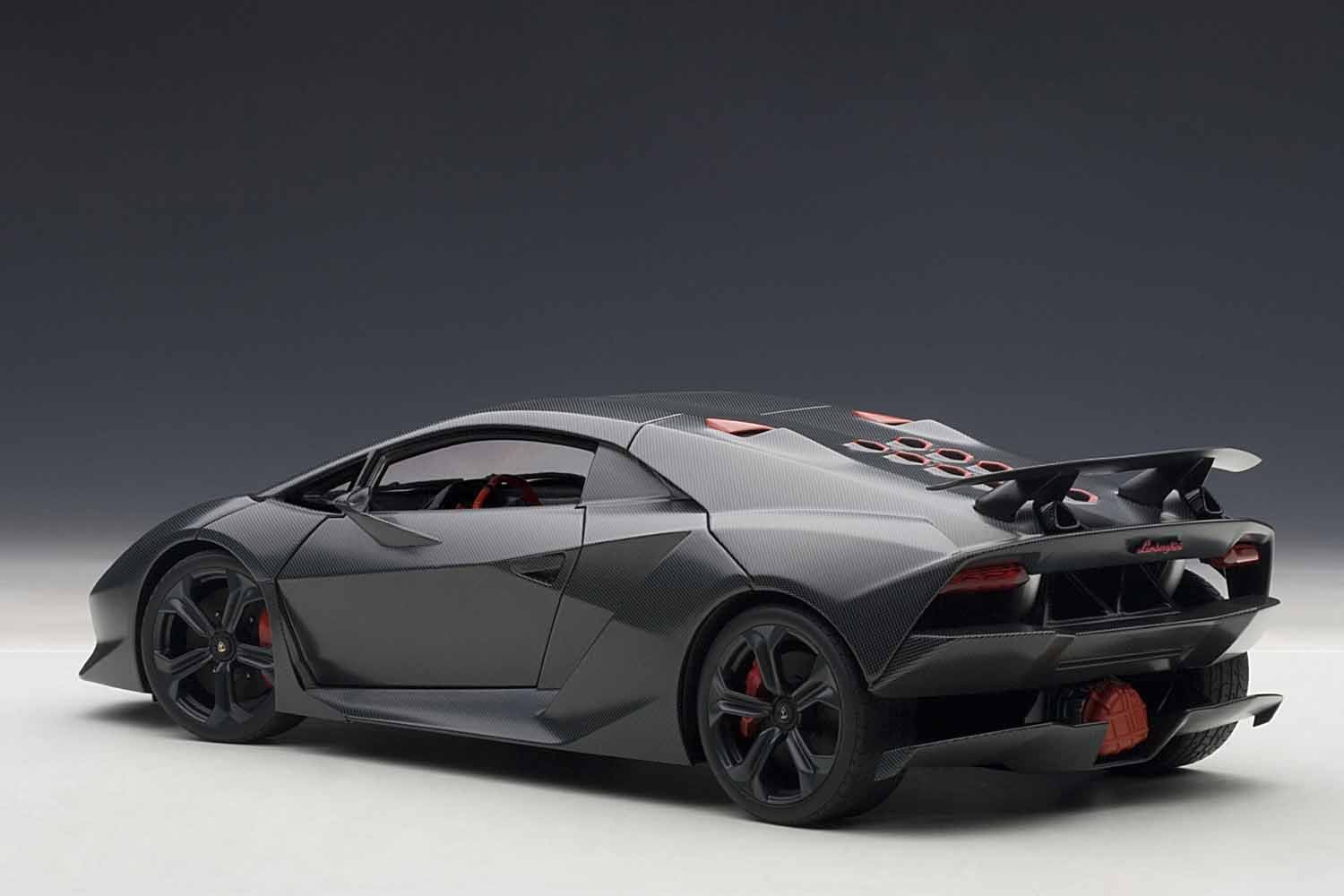 Autoart 1/18 Lamborghini Sesto Elemento Diecast Model Carbon Gray- Japan Figure Store - #1 Bring To You The Best Japanese Goods