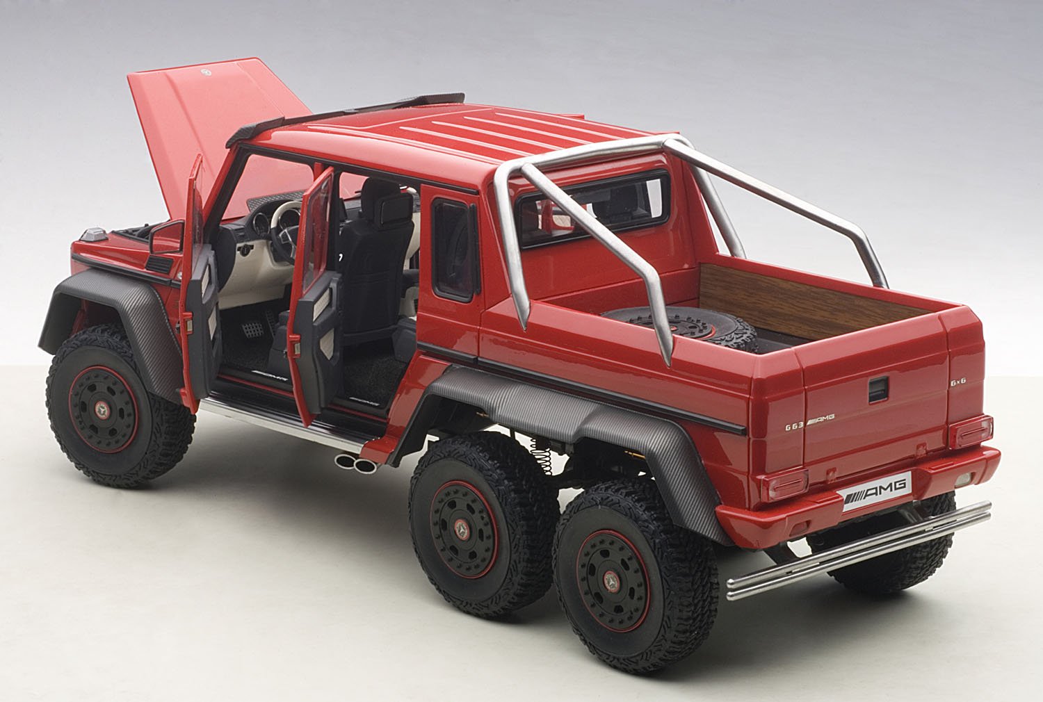 Autoart 1/18 Scale Mercedes Benz G63 AMG 6X6 Red Model Car- Japan Figure Store - #1 Bring To You The Best Japanese Goods