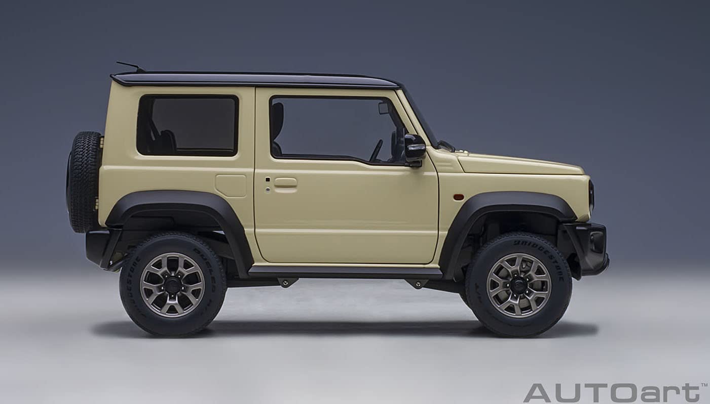 Autoart 1/18 Suzuki Jimny Sierra JB74 Ivory Metallic Black Roof Model Car 78510- Japan Figure Store - #1 Bring To You The Best Japanese Goods