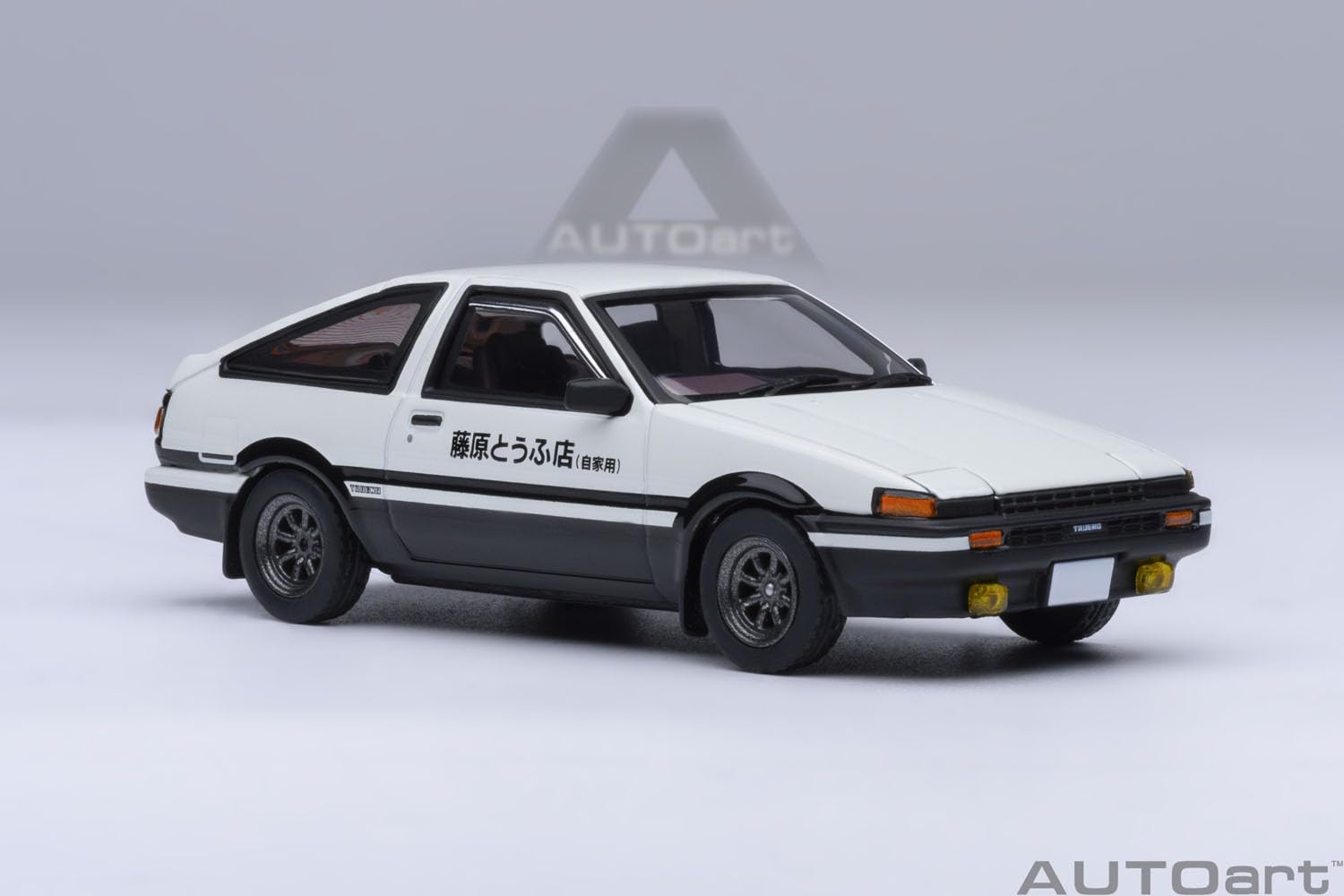 Autoart 1/64 Toyota Sprinter Trueno AE86 Initial D with Tofu Parts 20031