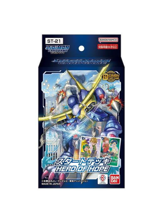 Jeu de cartes Digimon Bandai Starter Deck St-21 Héros de l'espoir