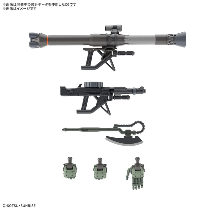 Bandai Spirits HG 1/144 Gundam Gq Zaku Model Pre-Colored Plastic Kit