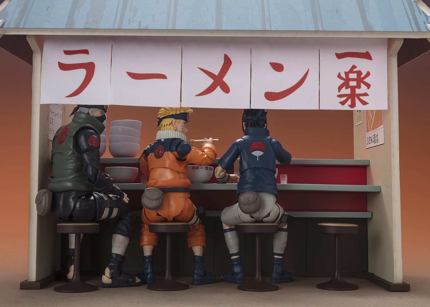 Bandai Spirits SHF Naruto Shippuden Ichiraku Ramen Set 220mm Painted Figure- Japan Figure Store - #1 Bring To You The Best Japanese Goods