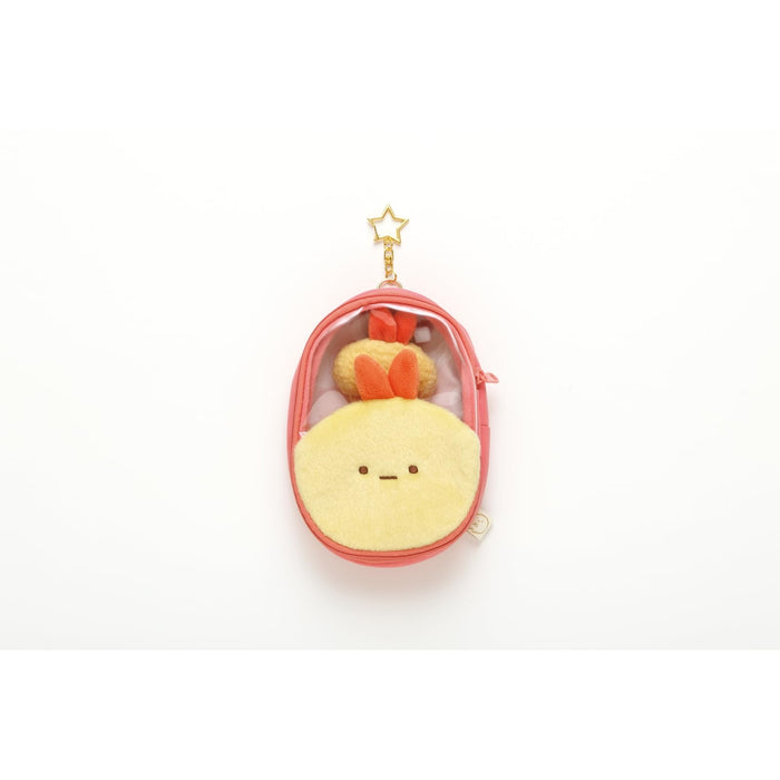 San-X Sumikko Gurashi Fried Shrimp Tail Plush Pouch Ca44206 for Kids- Japan Figure Store - #1 Bring To You The Best Japanese Goods