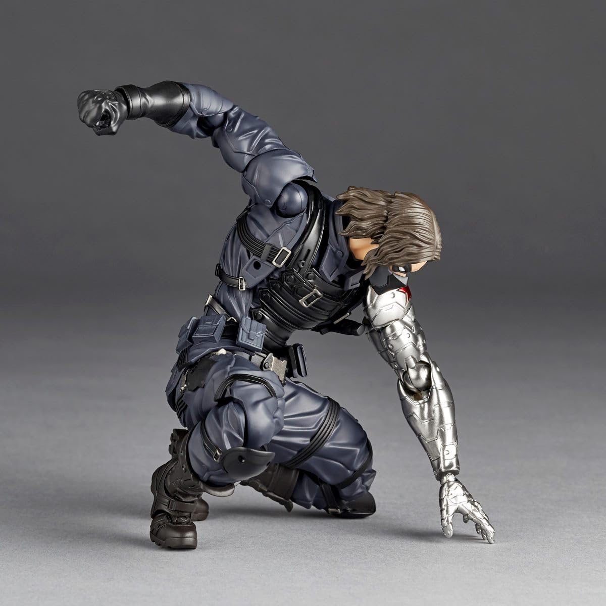 Kaiyodo Amazing Yamaguchi Bucky Barnes Winter Soldier Revoltech Figure- Japan Figure Store - #1 Bring To You The Best Japanese Goods