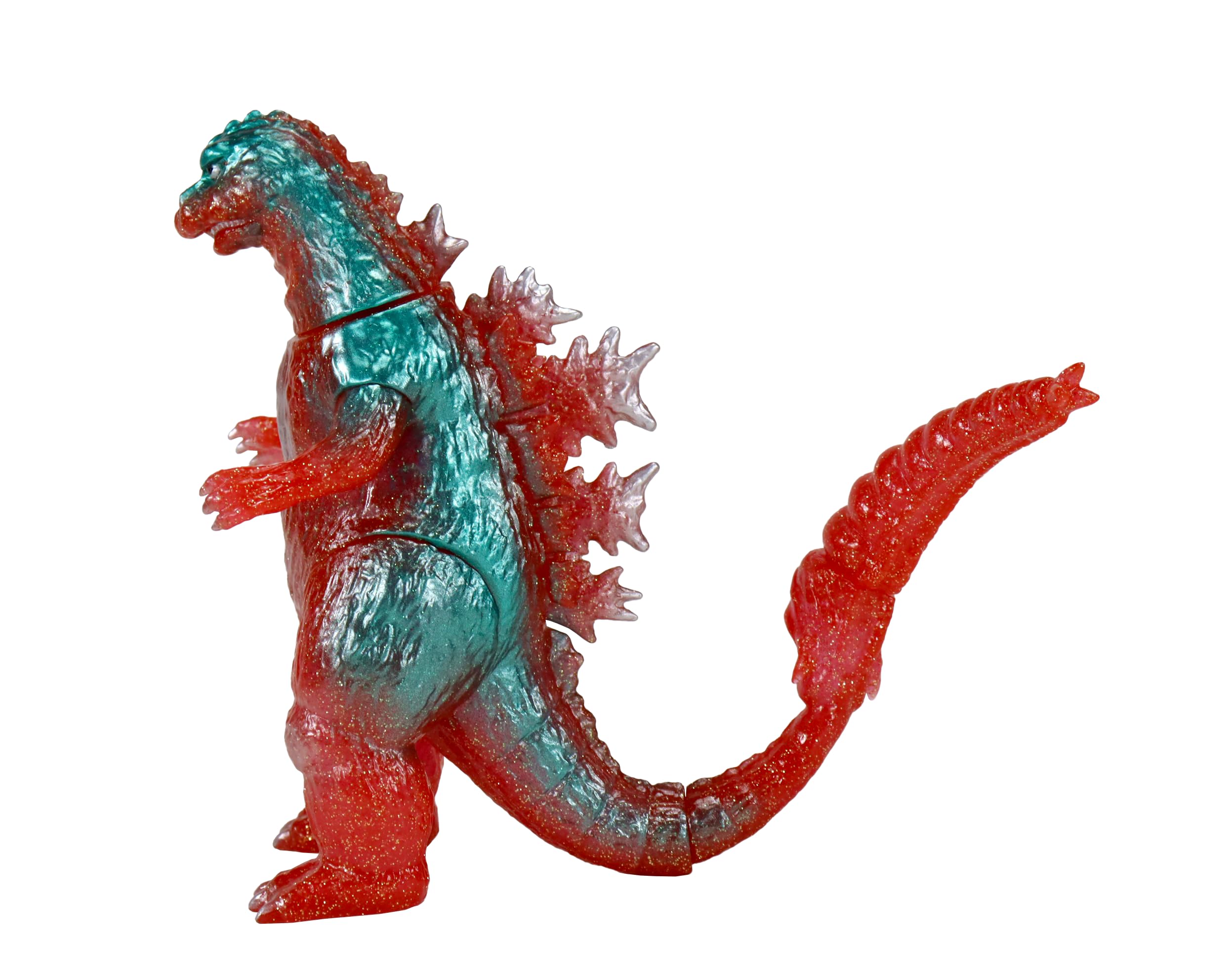 Ccp Middle Size Vol. 12 Godzilla 1964 Retro Red Green Lame Version- Japan Figure Store - #1 Bring To You The Best Japanese Goods