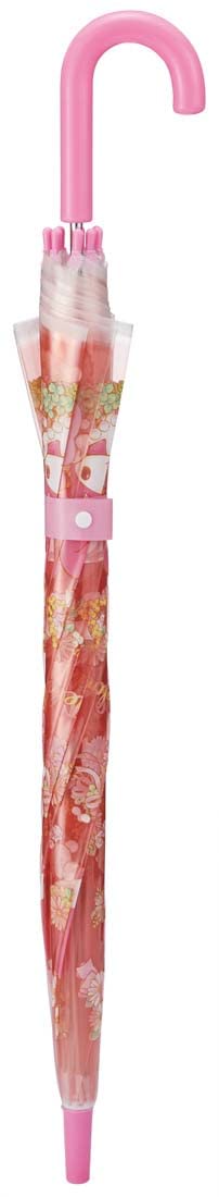 Skater My Melody Dome-Shaped Umbrella for Girls Age 9-10 55cm Vinyl 8-Rib One-Touch Open- Japan Figure Store - #1 Bring To You The Best Japanese Goods