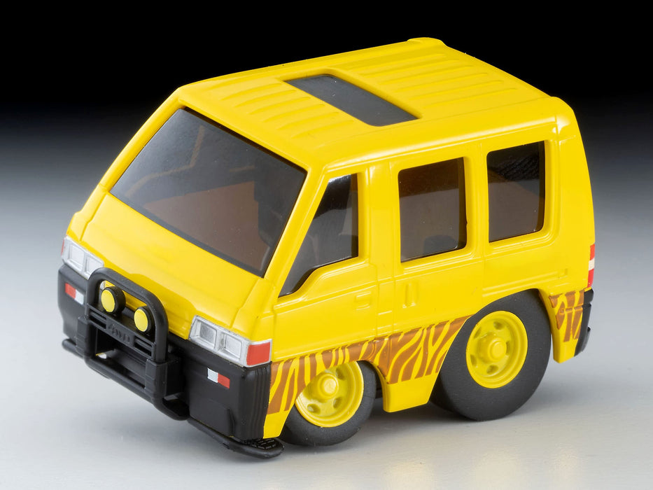 Tomytec Choro Qs-08A Mitsubishi Delica Star Wagon 4WD Yellow Finished Product- Japan Figure Store - #1 Bring To You The Best Japanese Goods
