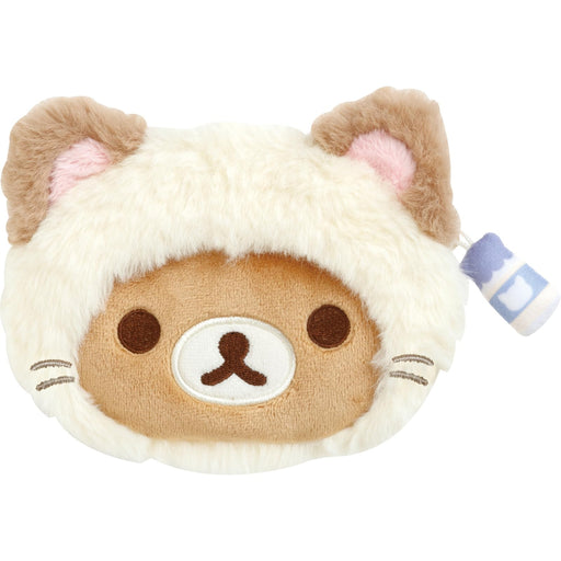 San-X Rilakkuma Nekoneko No Yu Plush Coin Case - Cute Soft Portable- Japan Figure Store - #1 Bring To You The Best Japanese Goods