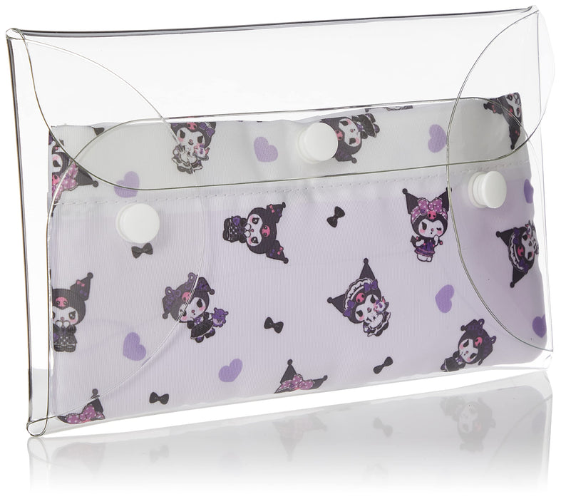 Sanrio Kuromi Flyer Series Clear Multi-Case with Pouch- Japan Figure Store - #1 Bring To You The Best Japanese Goods
