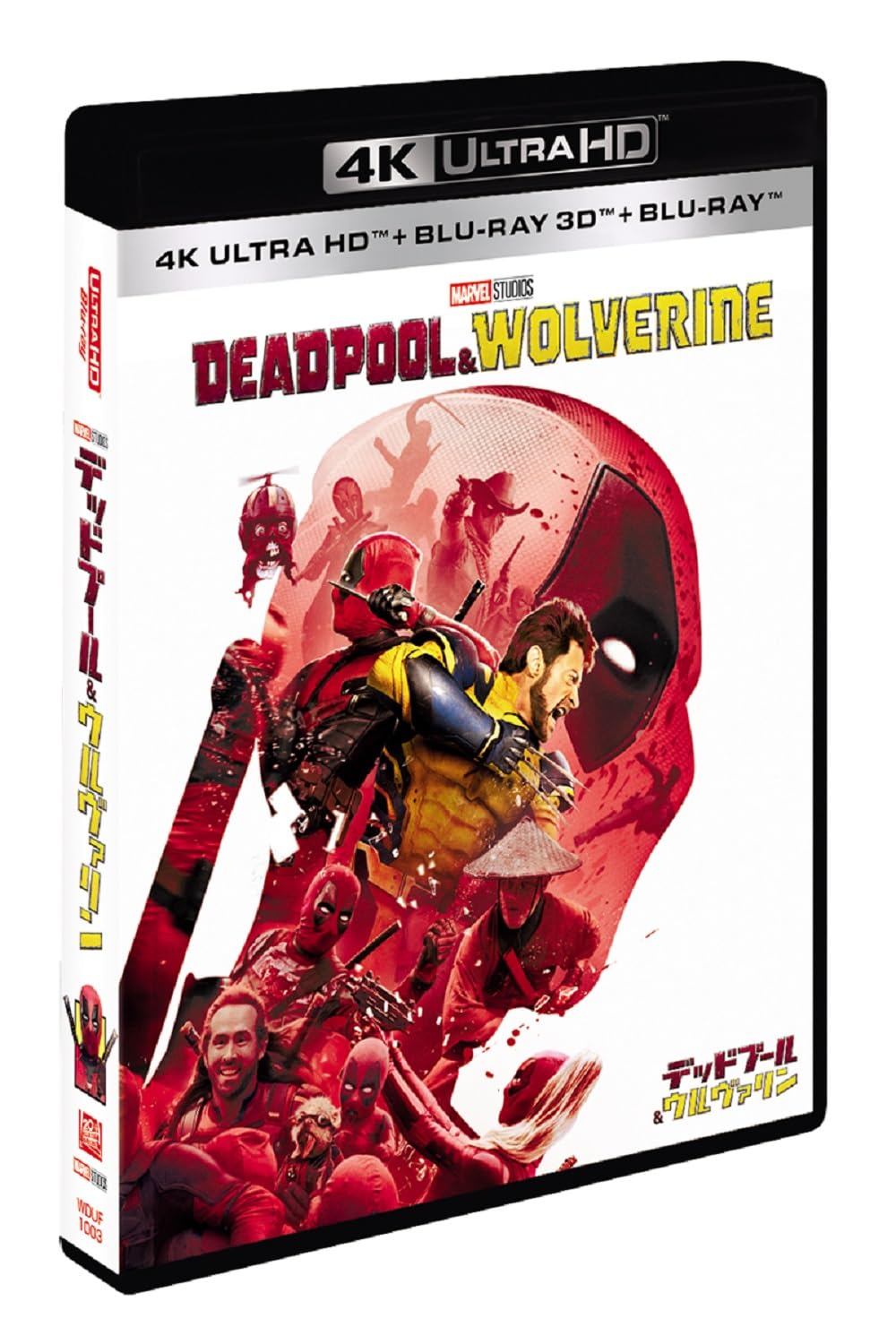 Walt Disney Company Deadpool & Wolverine 4K Ultra HD 3D Blu-ray Japan Edition- Japan Figure Store - #1 Bring To You The Best Japanese Goods
