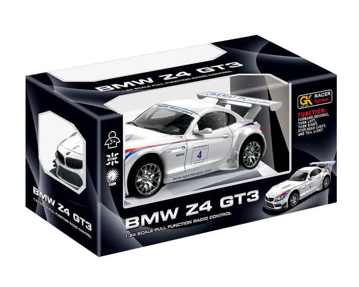 Doyusha BMW Z4 GT3 1/24 Scale 2.4Ghz White Electric RC Model 630673