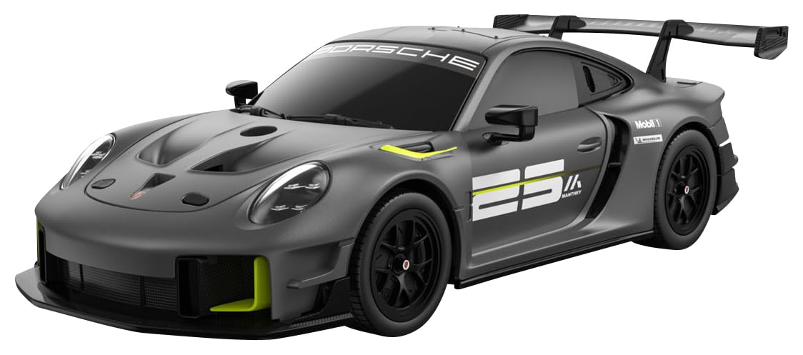 Voiture télécommandée électrique Doyusha Porsche 911 GT2 RS 1/24 grise 2.4 GHz
