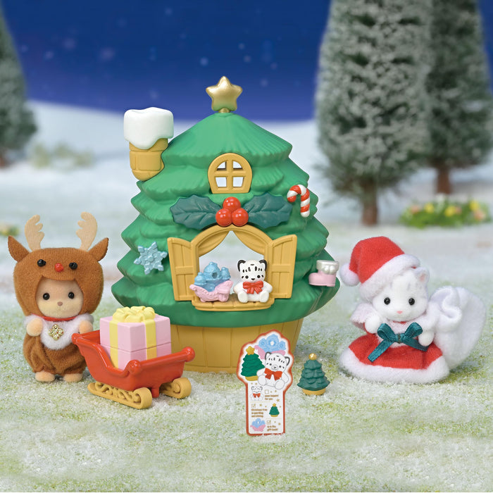 Epoch Sylvanian Families Baby Santa Christmas Tree House SE-214 Japan Official- Japan Figure Store - #1 Bring To You The Best Japanese Goods