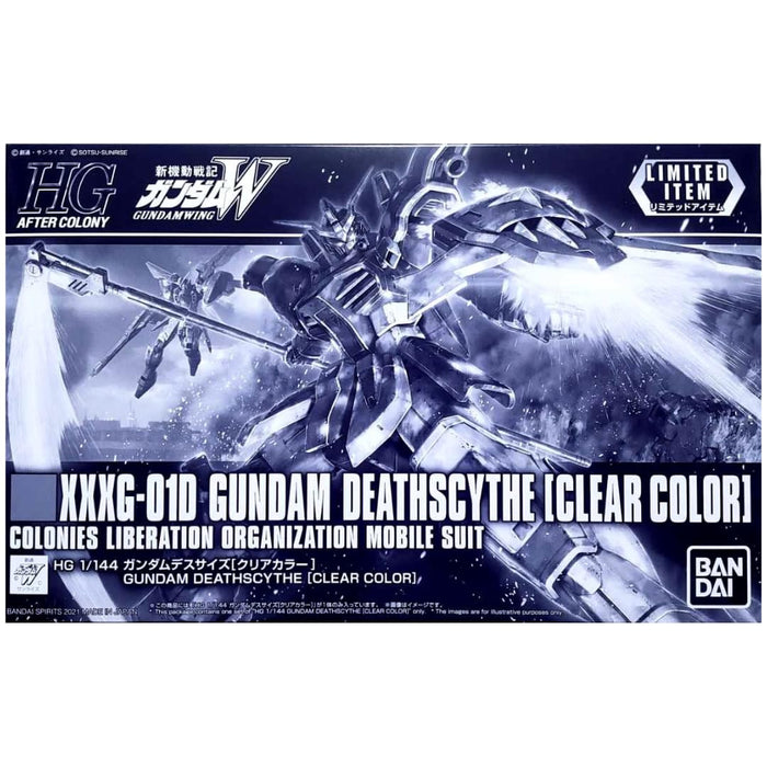 Bandai Spirits Hg 1/144 Gundam Deathscythe Clear Color Event Modèle exclusif
