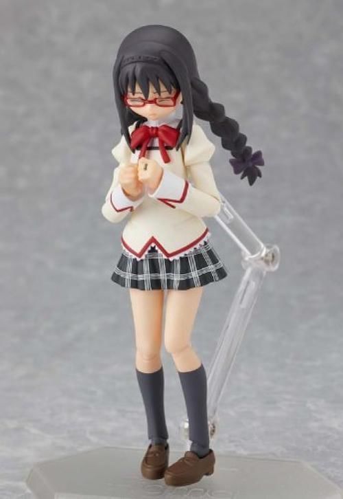 Figma Ex-009 Puella Magi Madoka Magica Homura Akemi School Uniform Ver. Figure- Japan Figure Store - #1 Bring To You The Best Japanese Goods