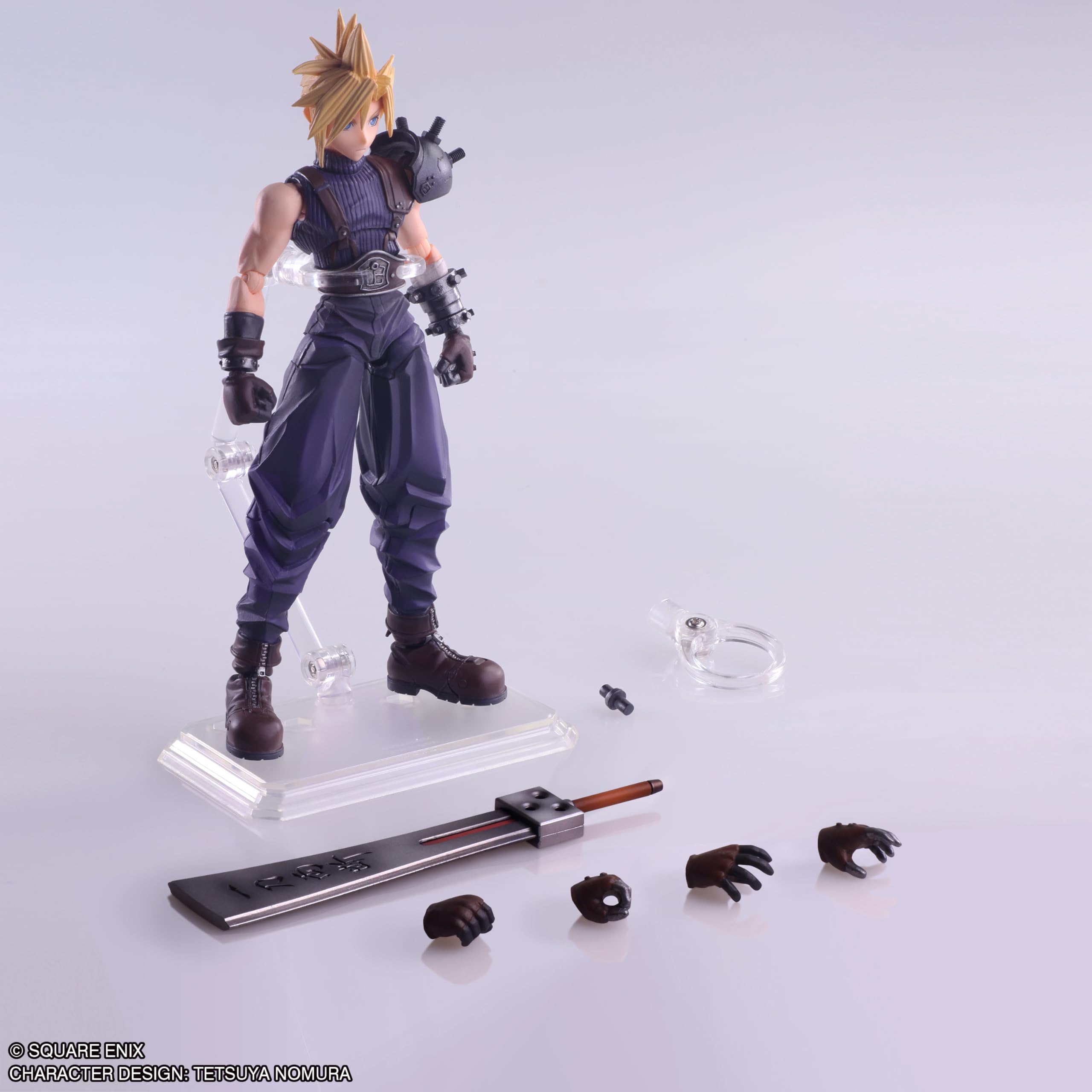 Square Enix Final Fantasy VII Cloud Strife Bring Arts Hardedge Action Figure- Japan Figure Store - #1 Bring To You The Best Japanese Goods