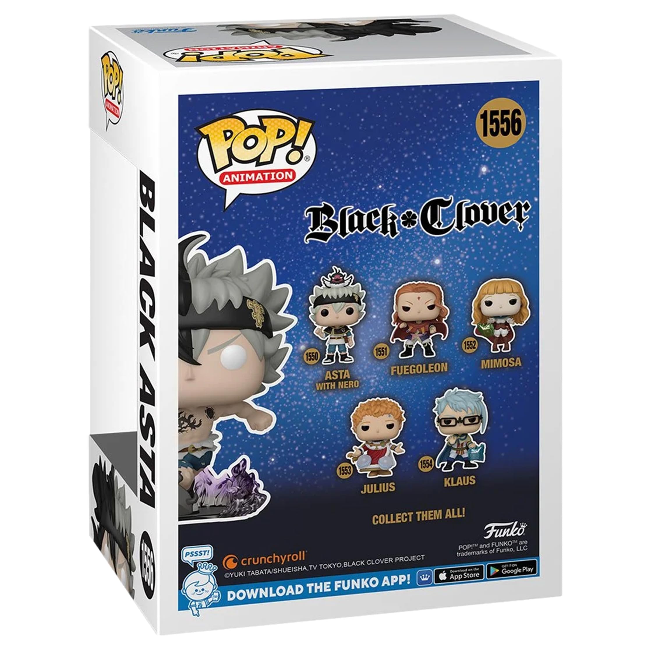 Funko Pop Animation Black Clover Black Asta Glow Figure Entertainment Earth Exclusive- Japan Figure Store - #1 Bring To You The Best Japanese Goods