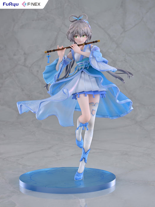 Figurine peinte à l'échelle 1/7 de Luo Tianyi Utayuki de Furyu, jouet de collection.