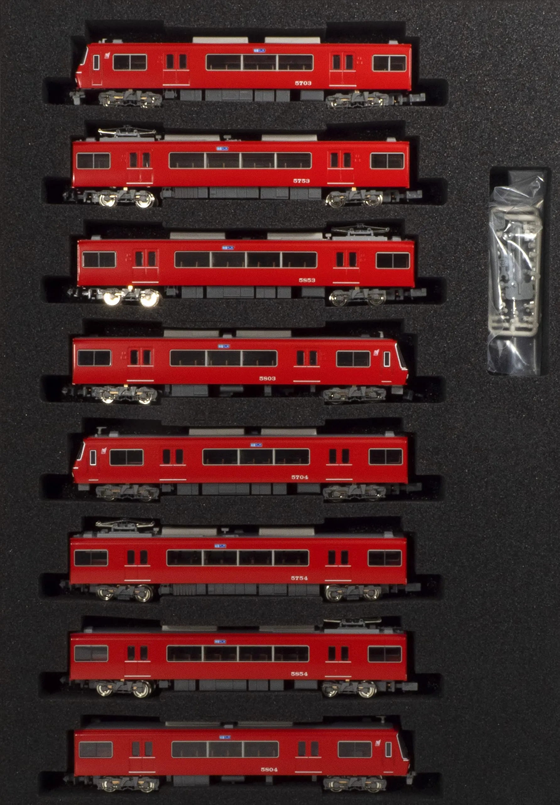 GREENMAX 50700 Meitetsu Series 5700 5703 + 5704 Configuration 8 Cars Set N Scale- Japan Figure Store - #1 Bring To You The Best Japanese Goods