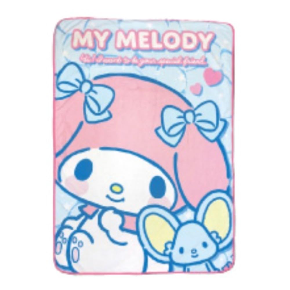 San-X My Melody Cool Blanket 100 x 140 cm – Lightweight and Soft Touch- Japan Figure Store - #1 Bring To You The Best Japanese Goods