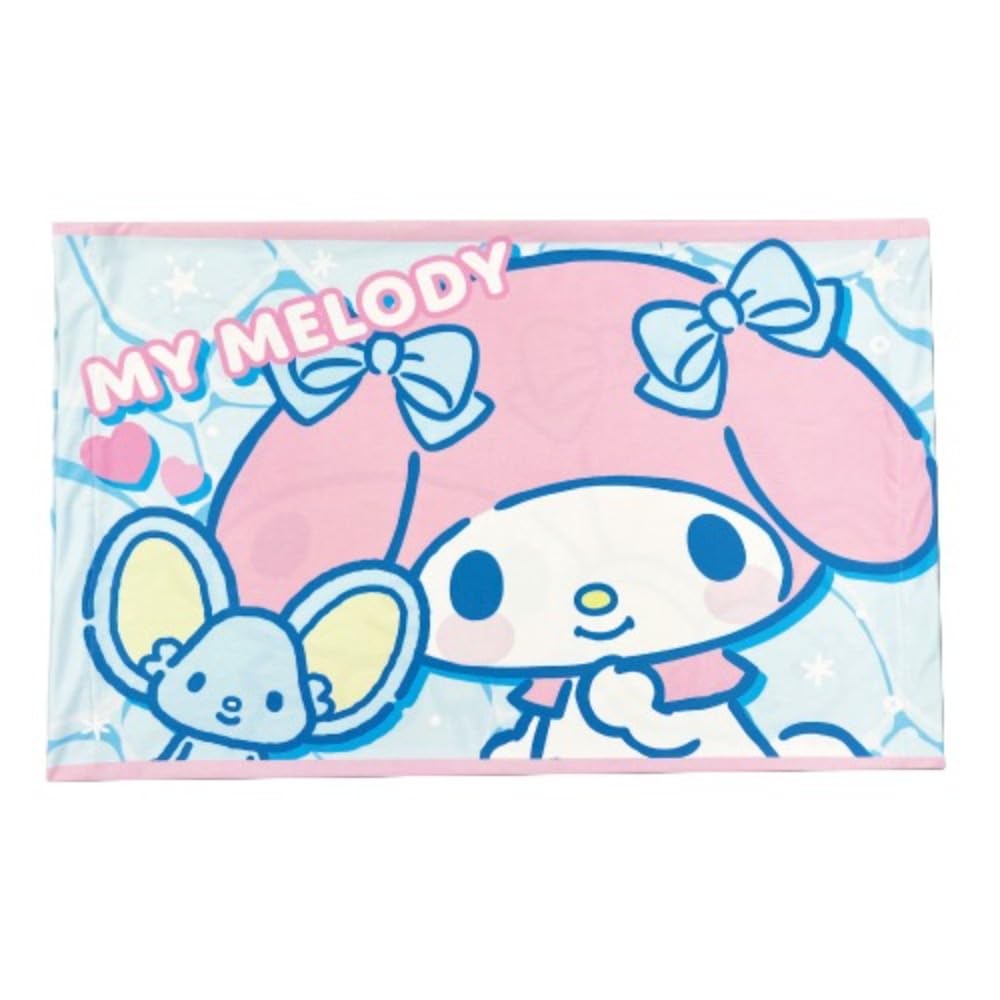 San-X My Melody Cool Pillow Cover 43x63cm | Hatayama Shoji Summer Bedding- Japan Figure Store - #1 Bring To You The Best Japanese Goods