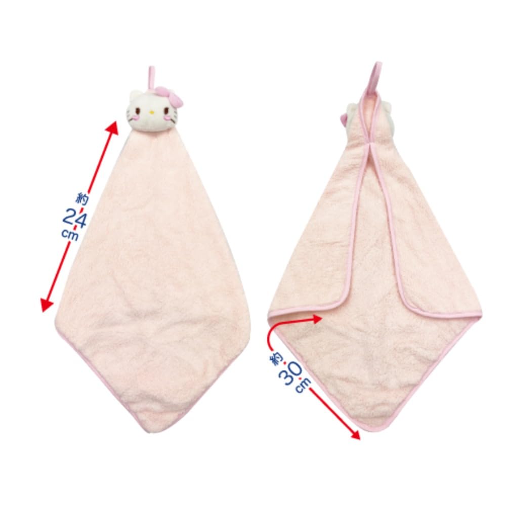 San-X Hatayama Shoji Lovely Ribbon My Melody Mascot Loop Towel 30x30cm- Japan Figure Store - #1 Bring To You The Best Japanese Goods