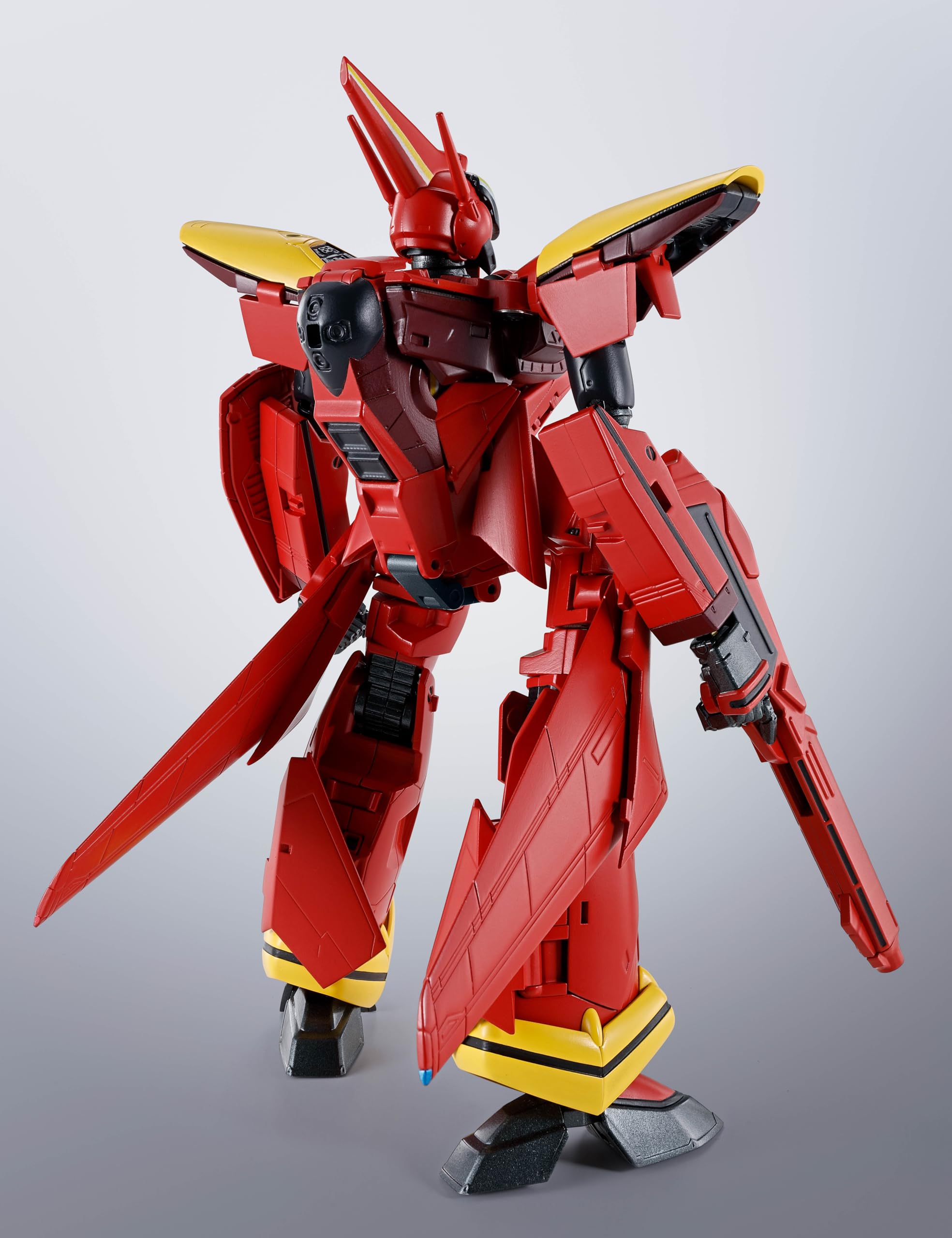 Tamashii Nations Hi-Metal R Macross 7 VF-19 Kai Fire Valkyrie 150mm Figure- Japan Figure Store - #1 Bring To You The Best Japanese Goods