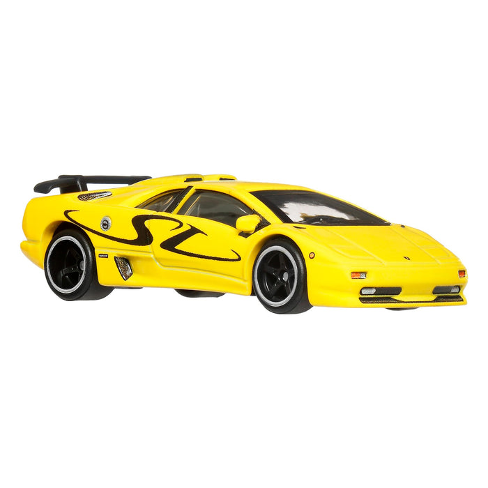 Mattel Hot Wheels Boulevard 1995 Lamborghini Diablo SV Toy Car Yellow Ages 3+