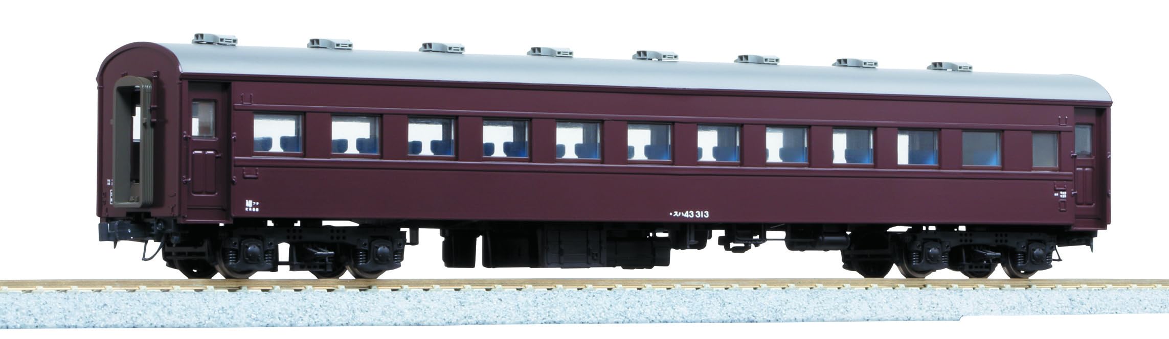 Kato Ho Gauge Suha 43 Brown Model Railroad Passenger Car 1-506