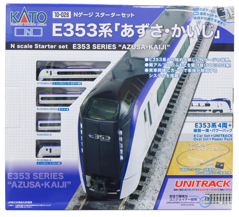 KATO N Gauge Starter Set E353 Series Azusa Kaiji Model Train Intro Set 10-028