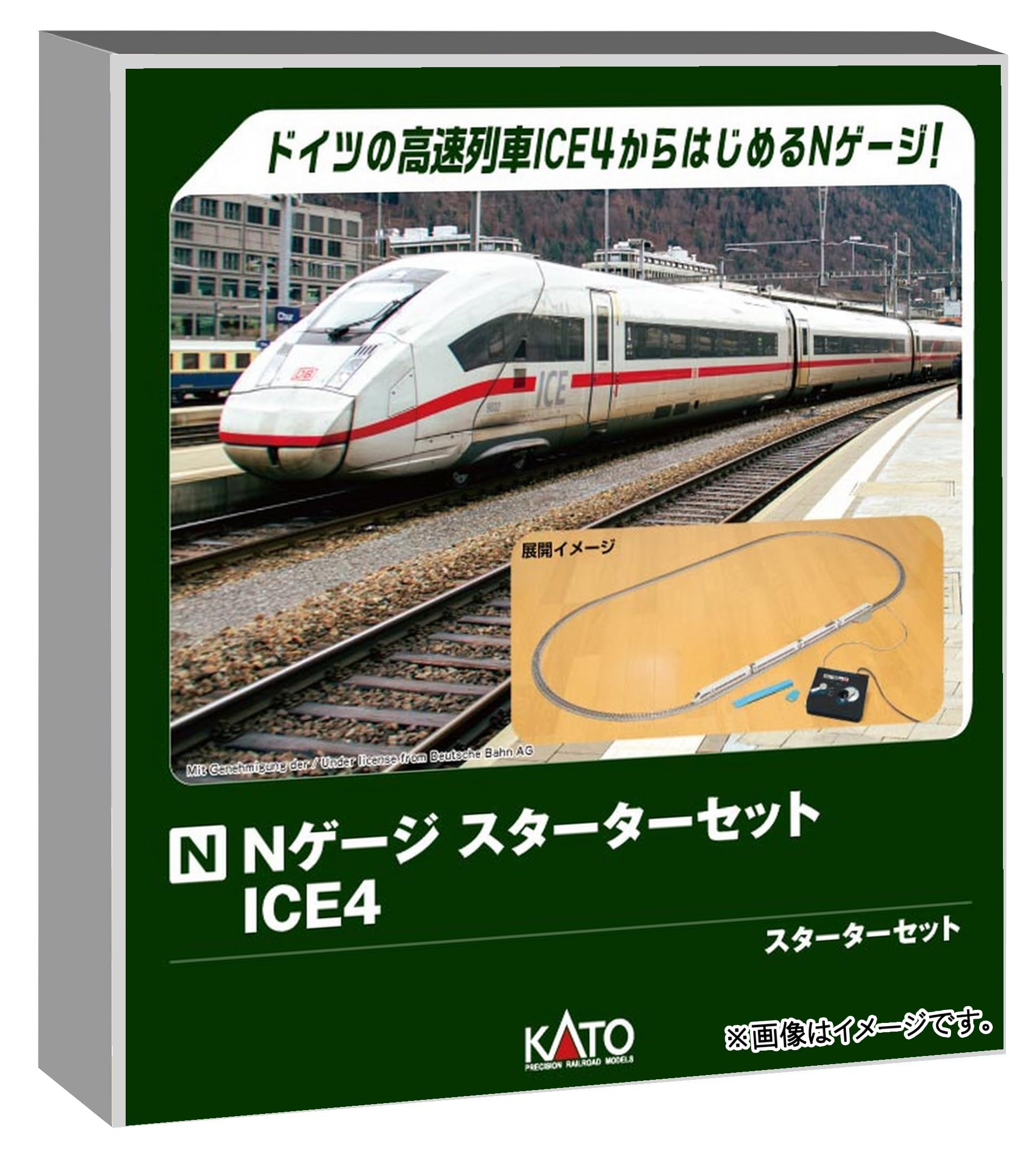 Kato N Gauge Starter Set Ice4 Railway Model Introductory 10-008