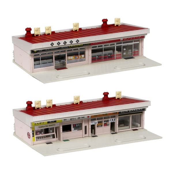 Kato N Gauge Town Shop 1 Red Diorama Supplies Model 23-408A- Japan Figure Store - #1 Bring To You The Best Japanese Goods