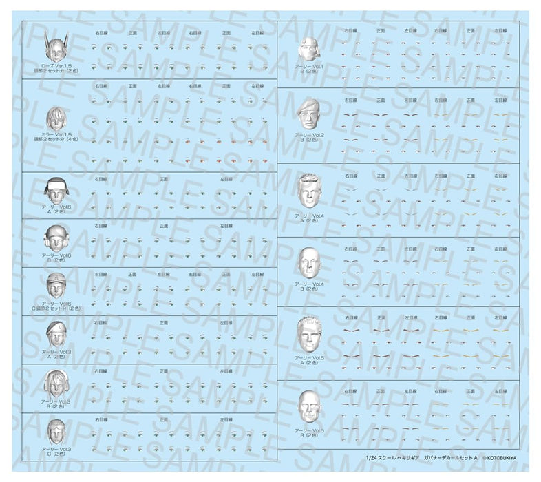 Kotobukiya Hexa Gear Governor Decal Set A 1/24 Scale Plastic Model Kit- Japan Figure Store - #1 Bring To You The Best Japanese Goods