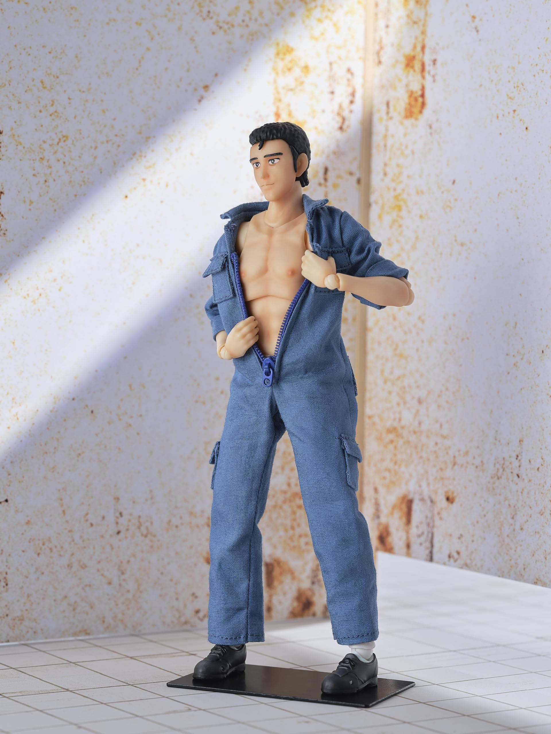 Figurine à l'échelle 1/12 de Abe-San, technique Kuso Miso de Daiki Kougyou, version saine.