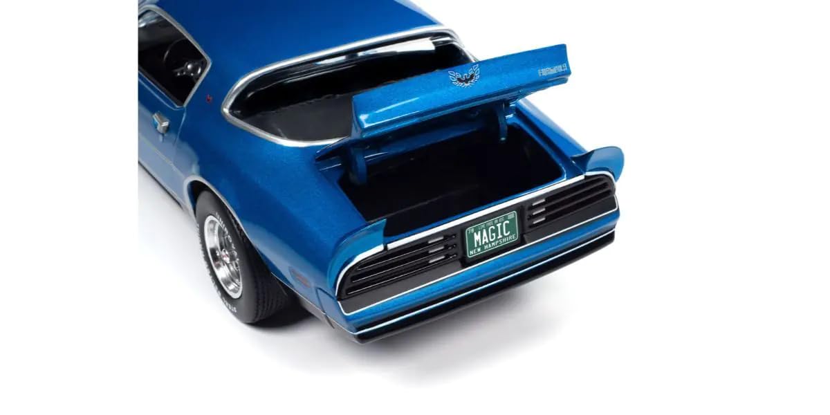 Kyosho 1/18 1978 Pontiac Firebird Formula Martinique Blue Diecast Model Car